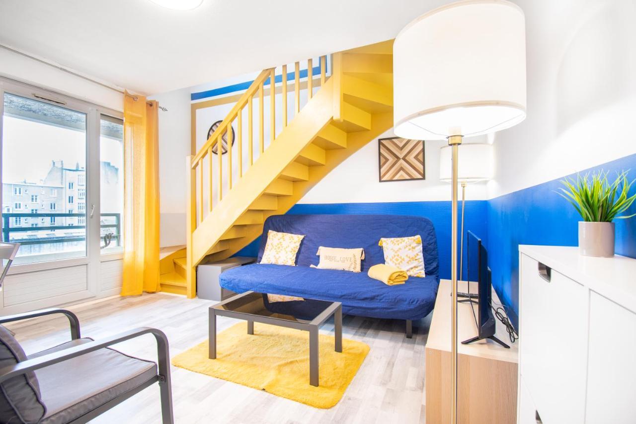 Charmant T2 Sur Ile De Nantes Avec Parking Et Balcon 외부 사진